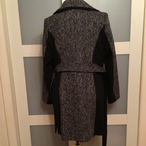 🔥🔥Kristen Blake Classic Belted Tweed Coat - Picture 3 of 7